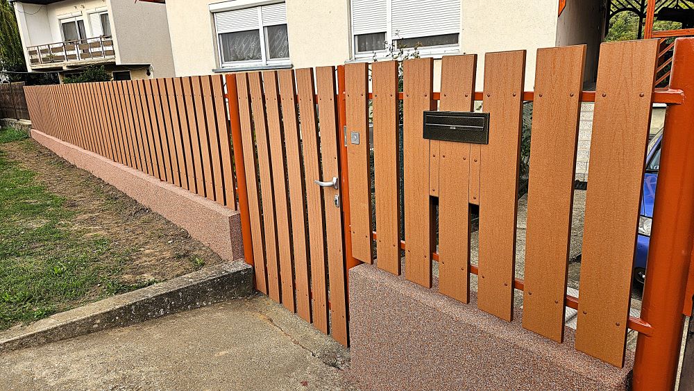 fahatású wpc kerítéslécek hasonló a fához