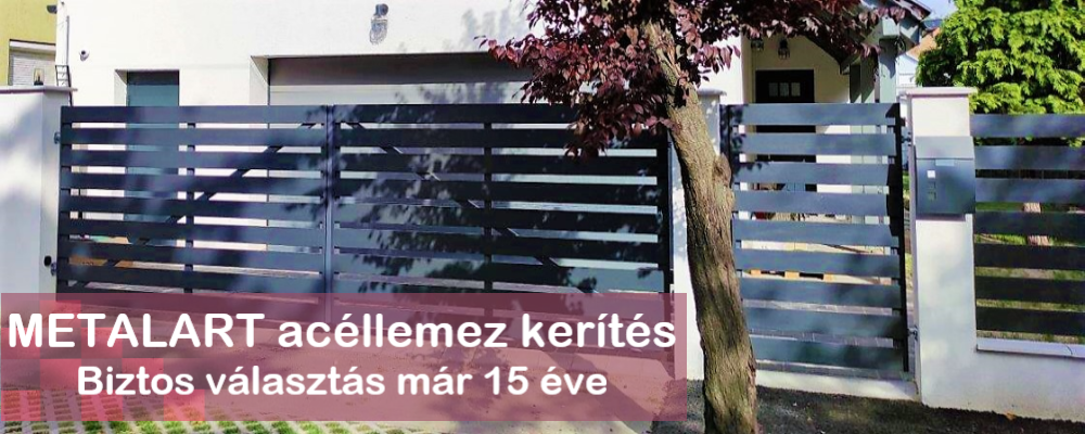 gondozásmentes lemez kerítések nagy választékban minőségi acél lemez kerítés rendszerek