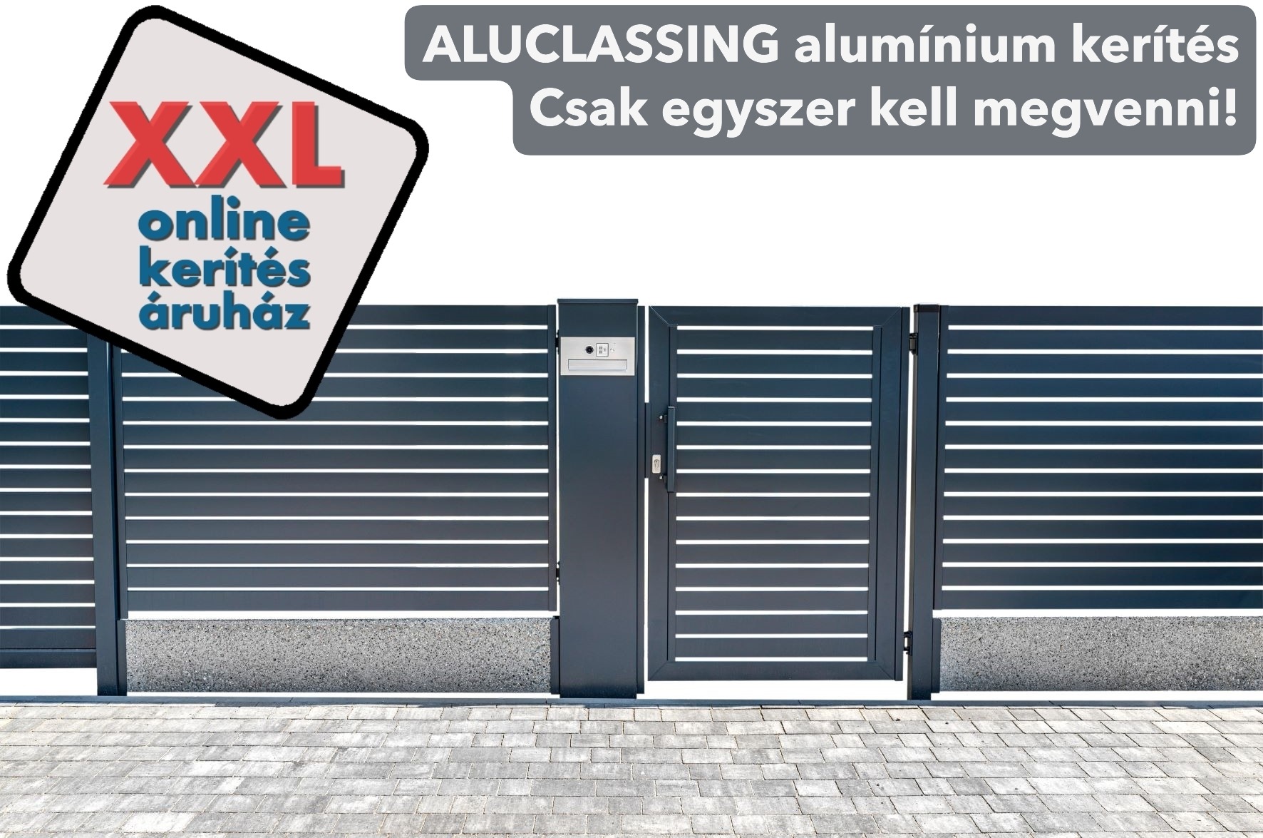 alumínium kerítés alu kerítés elemek
