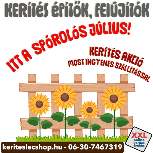 Kerítés elemek mindíg jó áron