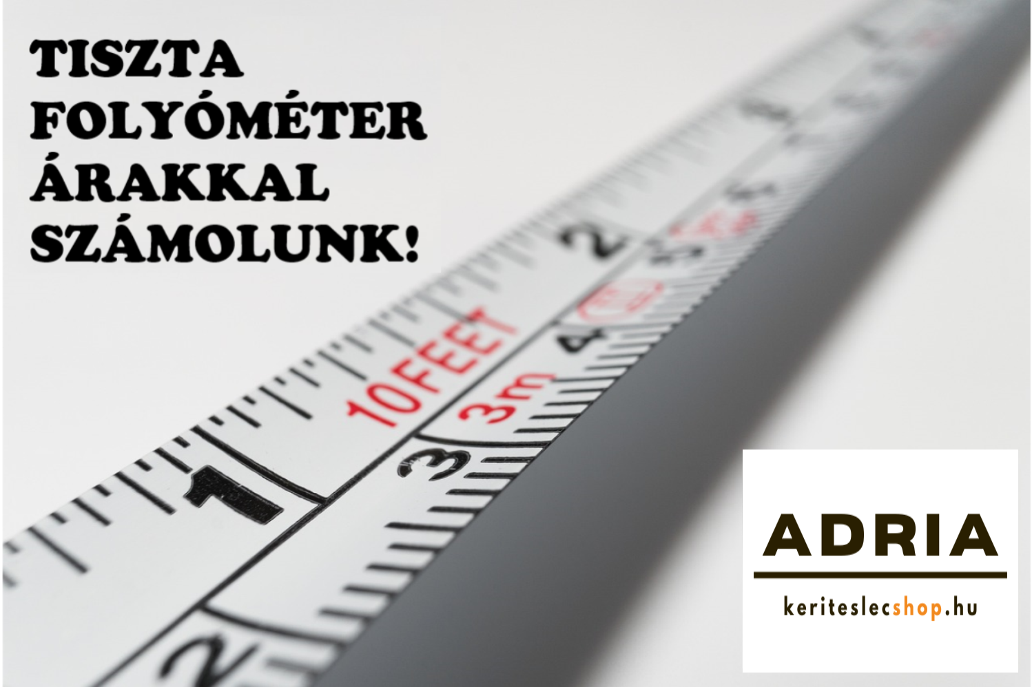 kerítés elemek folyóméter áron