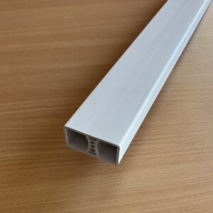 MPVC Mini fehér 5 cm-es műanyag profil