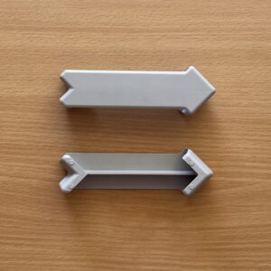 MPVC touch műanyag erkély/teraszkorlát könyöklő sarok toldó elem