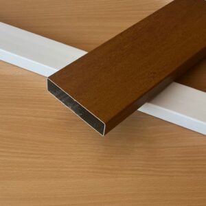 alumínium kerítéselem aranytölgy színben