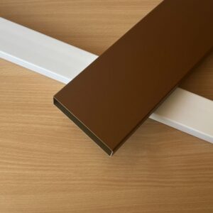 alumínium kerítésléc középbarna