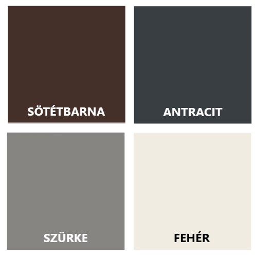 u-patent távtartó elemek választható színei