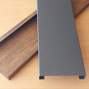 kétoldalon mintás c profilos lemez kerítés elemek